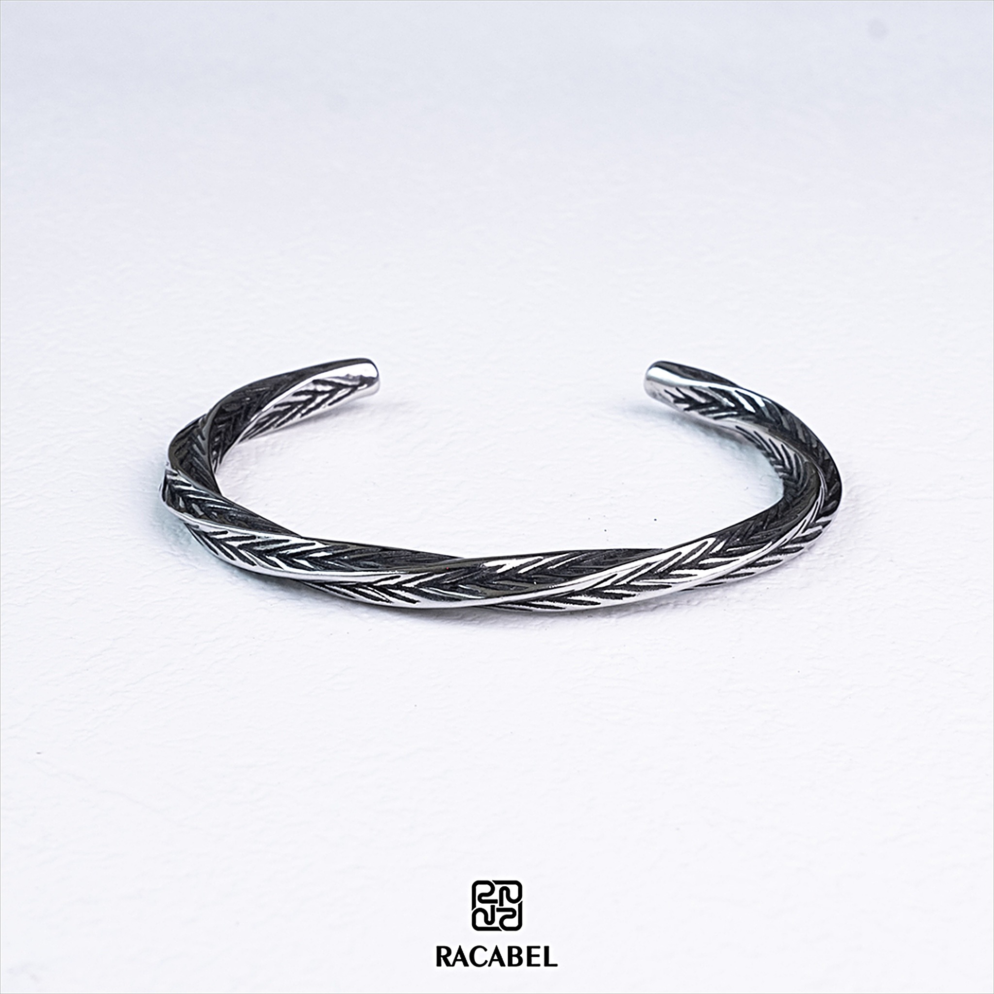 Racabel Serpent Bangle - Gelang Pria Wanita Stainless Steel Anti Karat