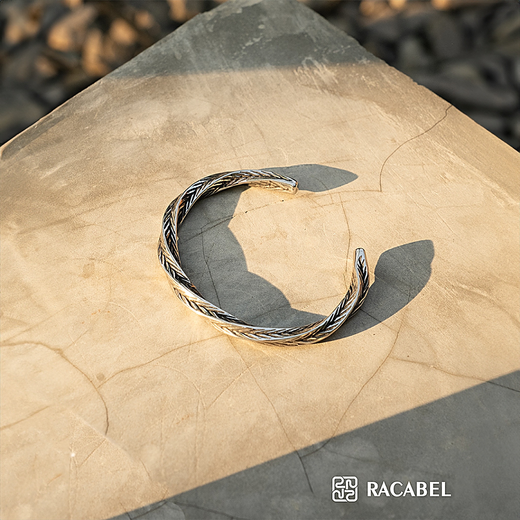 Racabel Serpent Bangle - Gelang Pria Wanita Stainless Steel Anti Karat