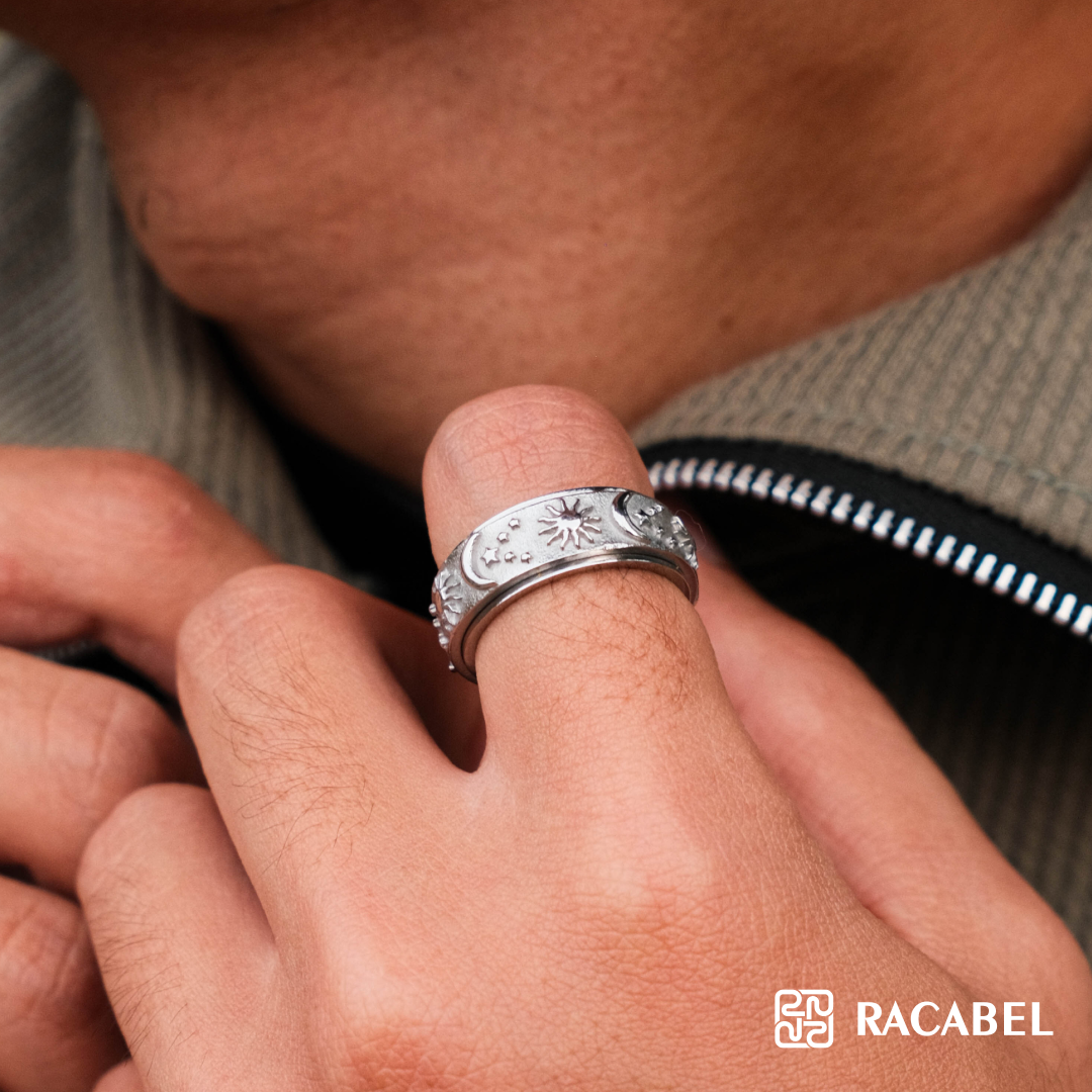 Racabel Celeste Anxiety Ring Silver