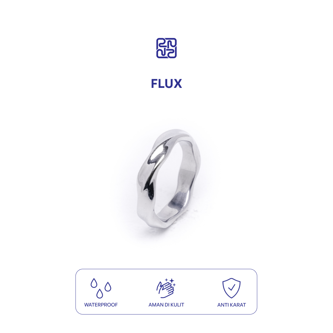 Racabel Flux Ring Silver