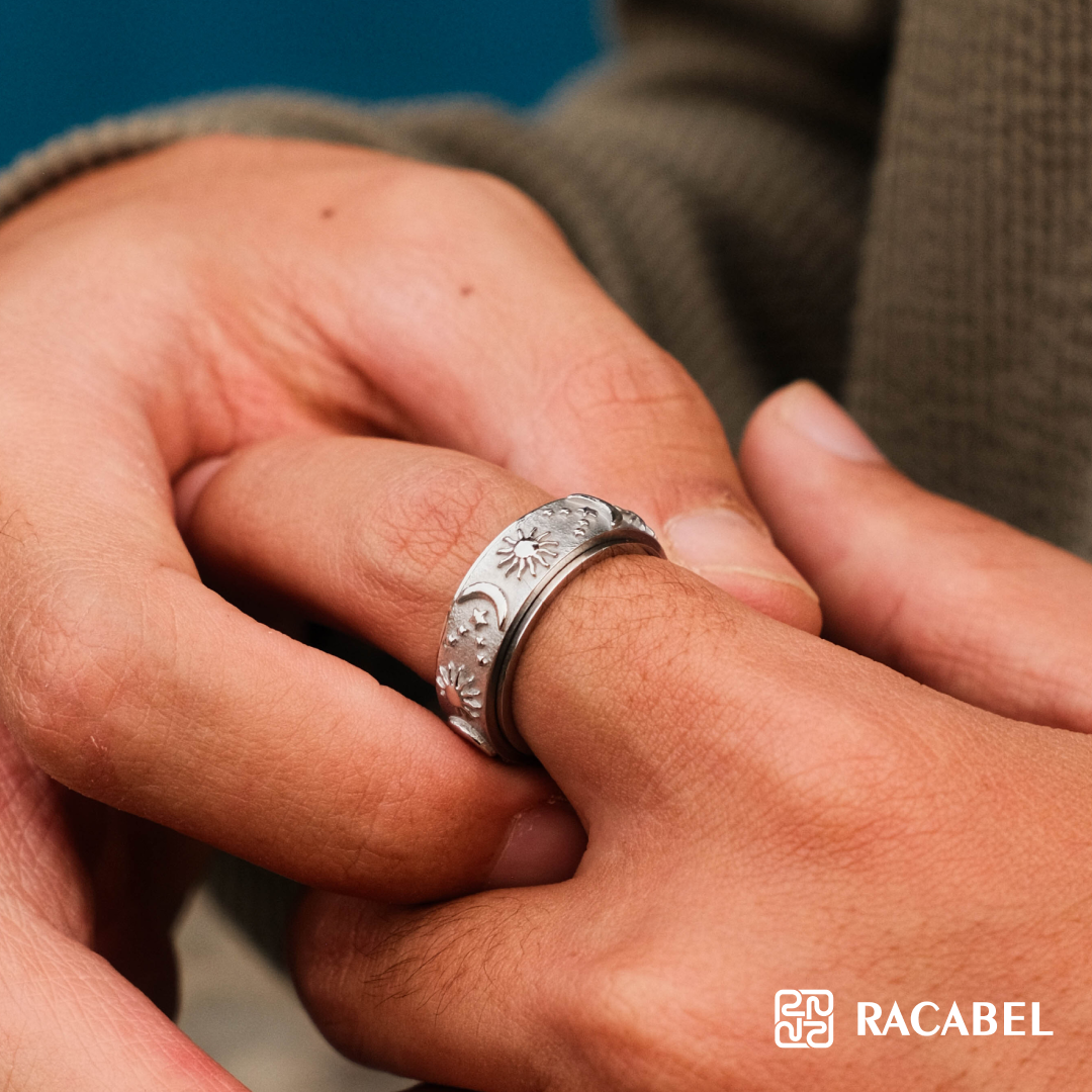 Racabel Celeste Anxiety Ring Silver