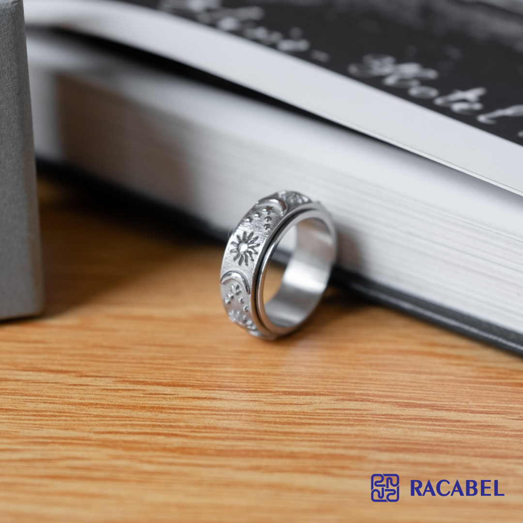 Racabel Celeste Anxiety Ring Silver