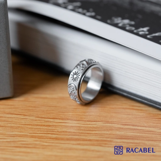 Racabel Celeste Anxiety Ring Silver