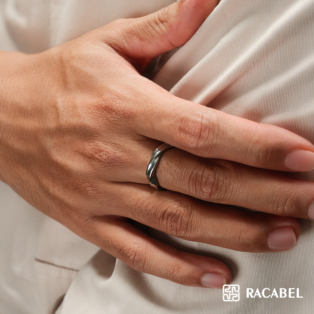 Racabel Flux Ring Silver