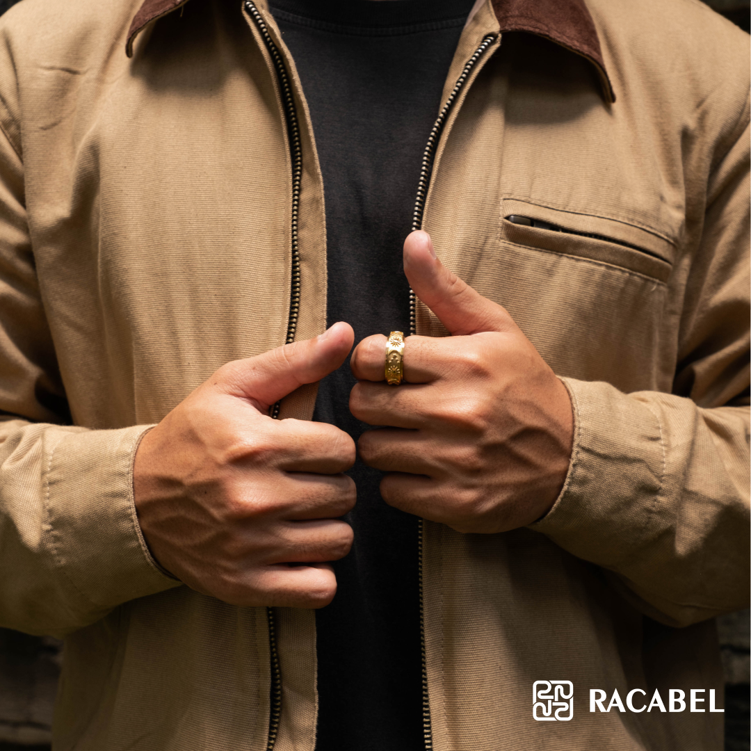 Racabel Celeste Anxiety Ring Gold