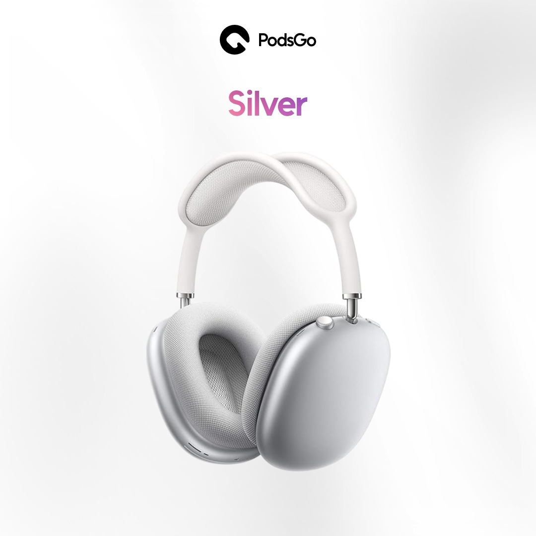 PodsGo Pods Max ANC Wireless Bluetooth Earphone Headphone With Pop Up Animation Cushions Magnet