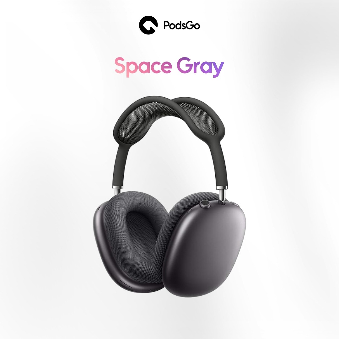 PodsGo Pods Max ANC Wireless Bluetooth Earphone Headphone With Pop Up Animation Cushions Magnet