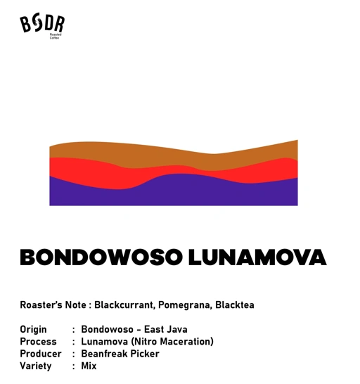 (Arabica) Single Origin Indonesia Bondowoso Lunamova - Nitro Maceration Natural