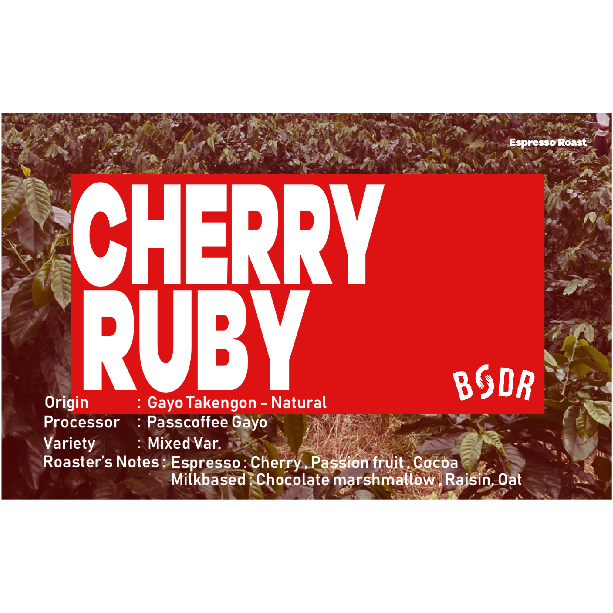 Cherry Ruby Espresso Blend