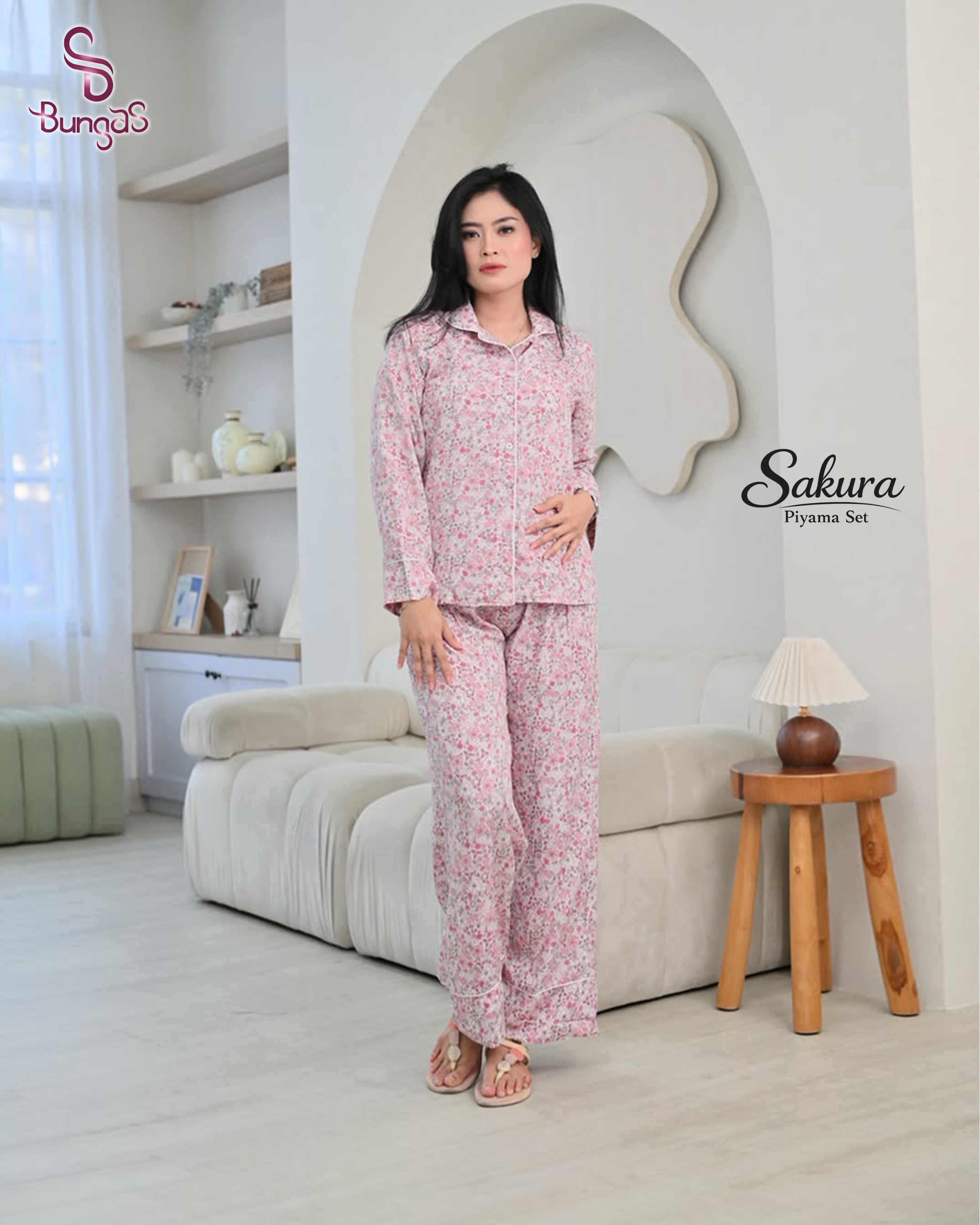 SAKURA PIYAMA SET