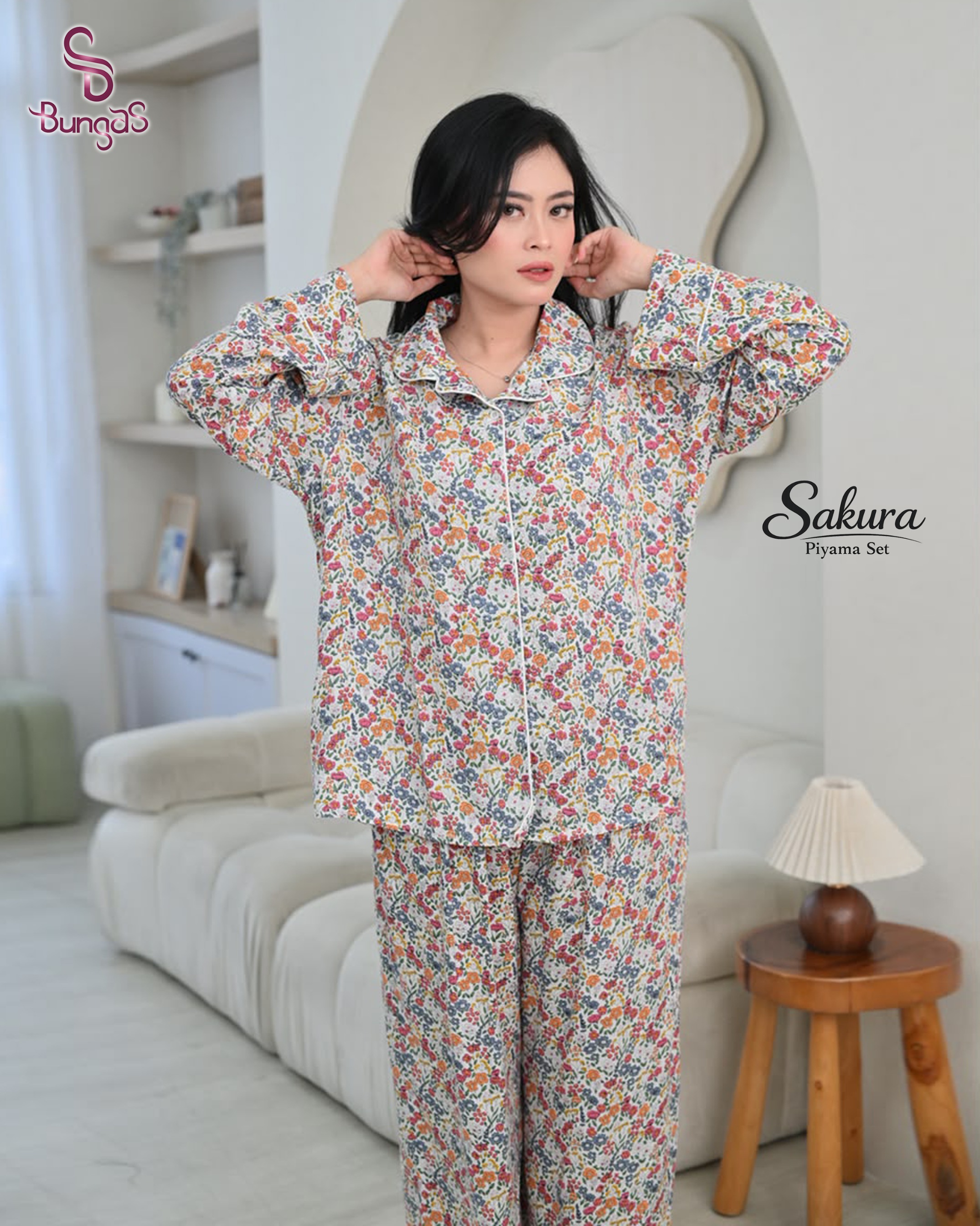 SAKURA PIYAMA SET