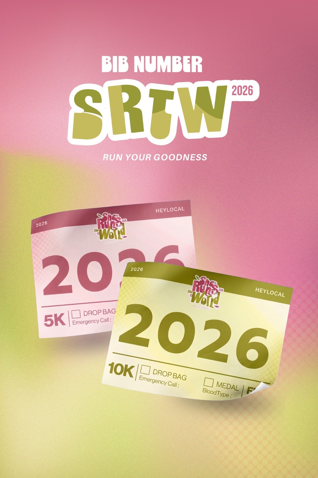 PRESALE 1 SRTW 1 PERSON 5K RUN