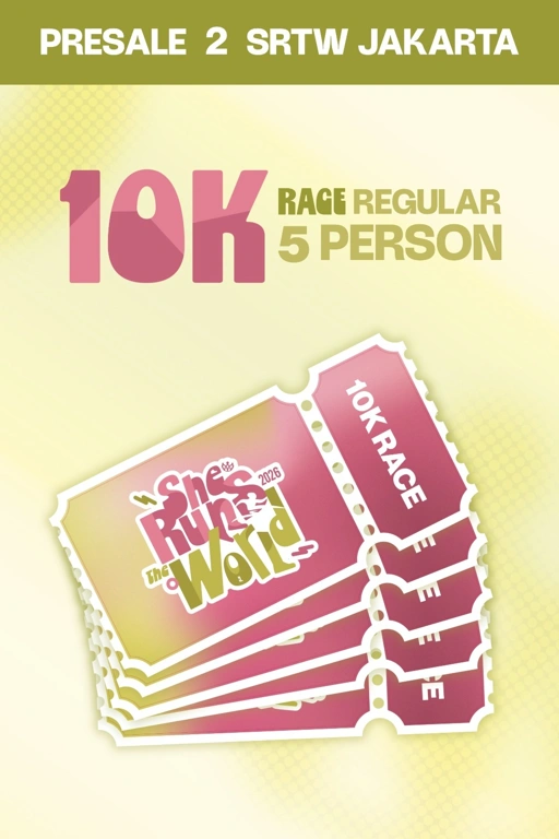 PRESALE 2 SRTW 10K RUN BUNDLING 5 TICKET (Jakarta)