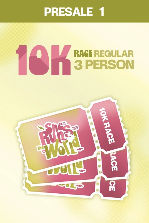PRESALE 1 SRTW 3 PERSON 10K RUN
