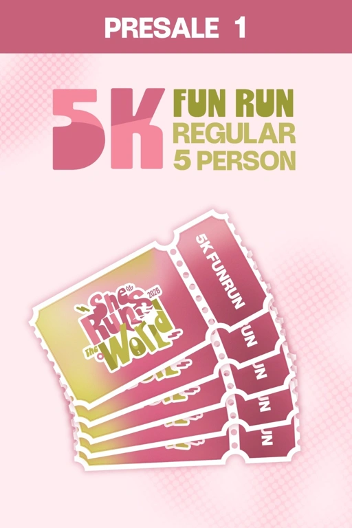 PRESALE 1 SRTW 5 PERSON 5K RUN