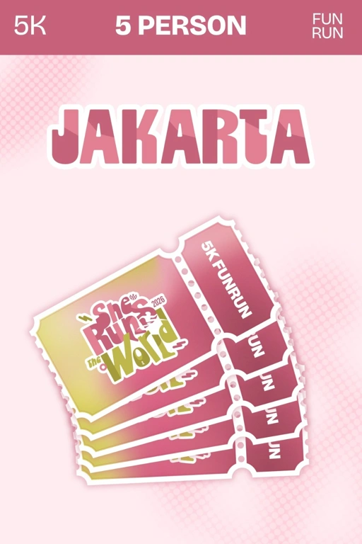 SRTW 5K RUN BUNDLING 5 TICKET (Jakarta)