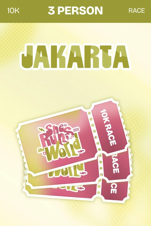 SRTW 10K RUN BUNDLING 3 TICKET (Jakarta)