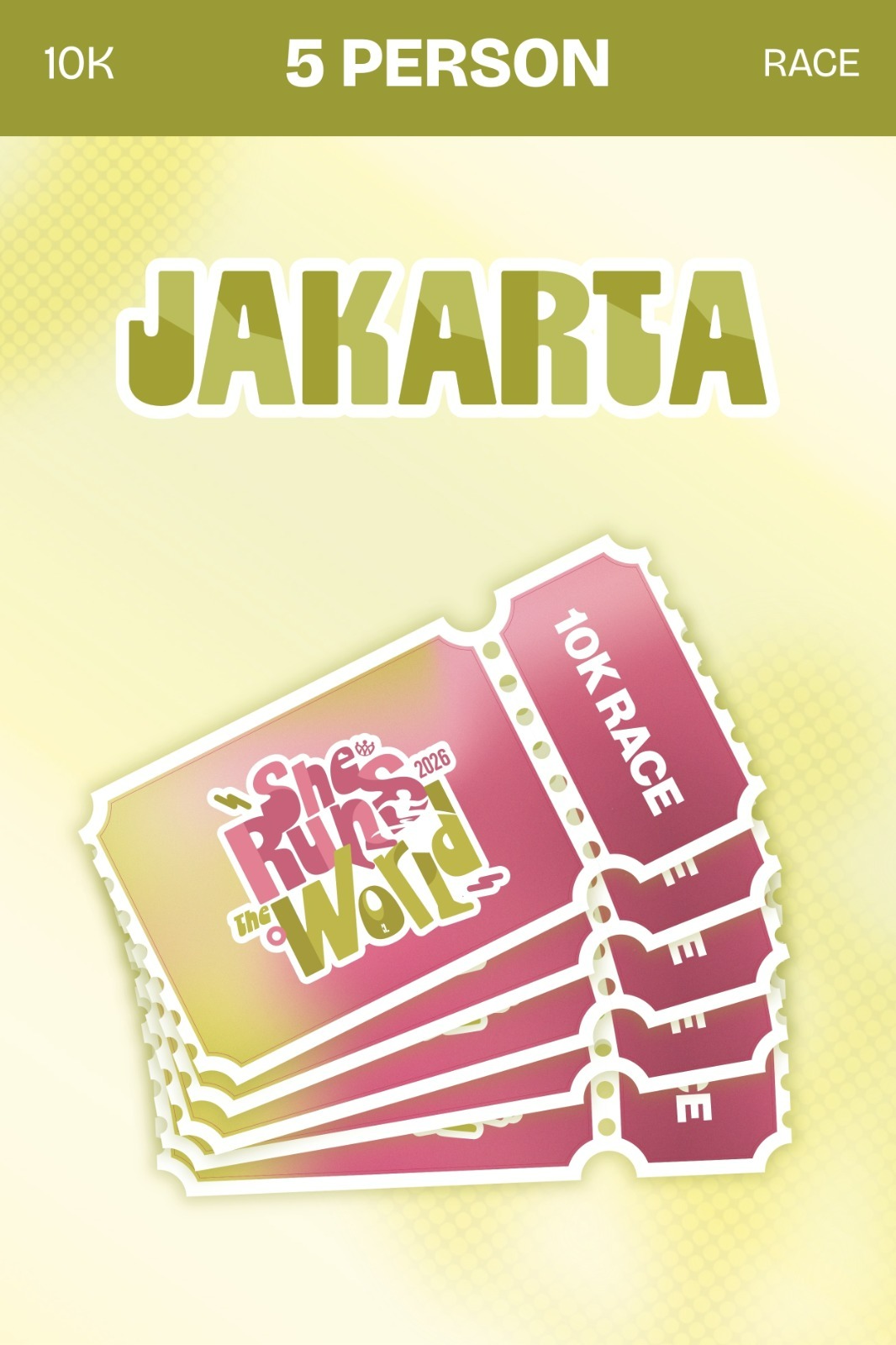 SRTW 10K RUN BUNDLING 5 TICKET (Jakarta)