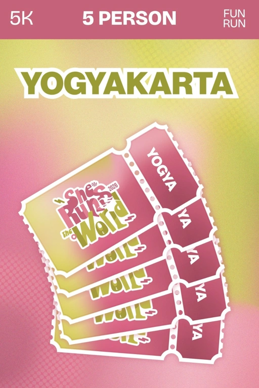 SRTW 5K RUN BUNDLING 5 TICKET (Jogja)