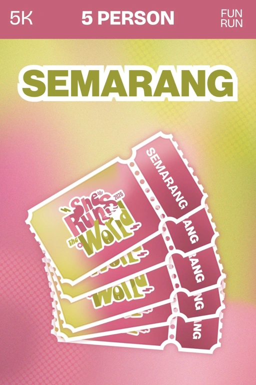 SRTW 5K RUN BUNDLING 5 TICKET (Semarang)