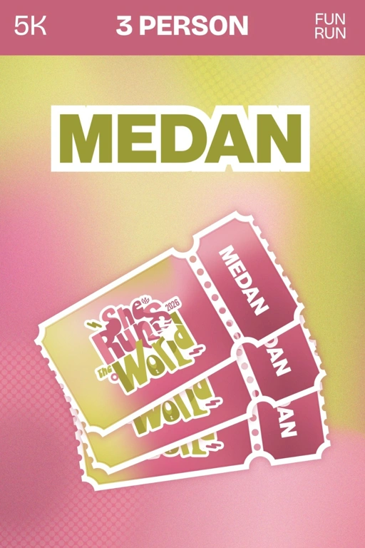 SRTW 5K RUN BUNDLING 3 TICKET (Medan)
