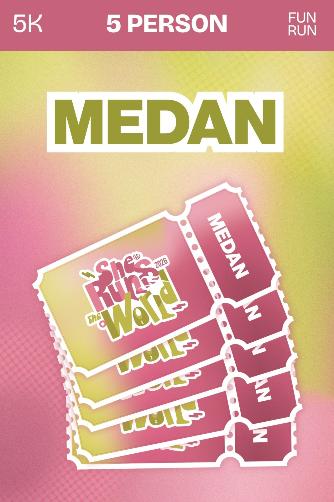 SRTW 5K RUN BUNDLING 5 TICKET (Medan)