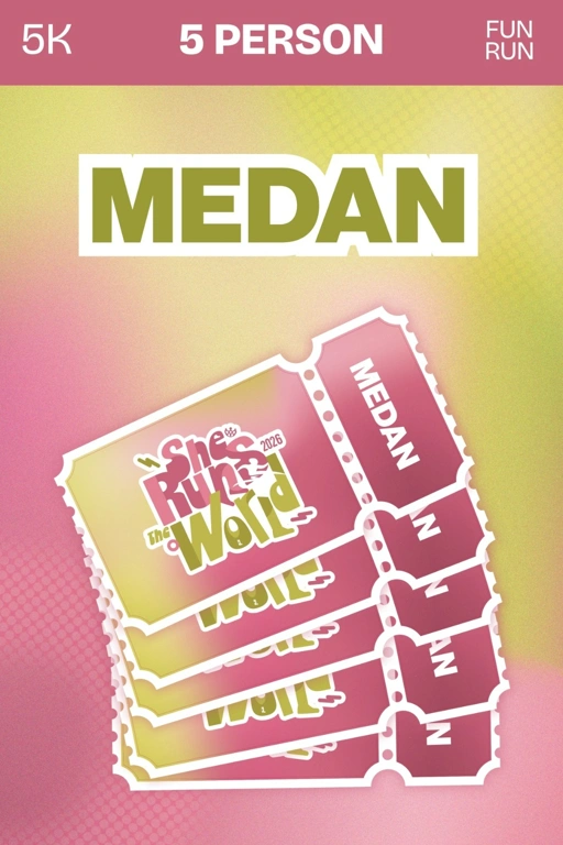SRTW 5K RUN BUNDLING 5 TICKET (Medan)