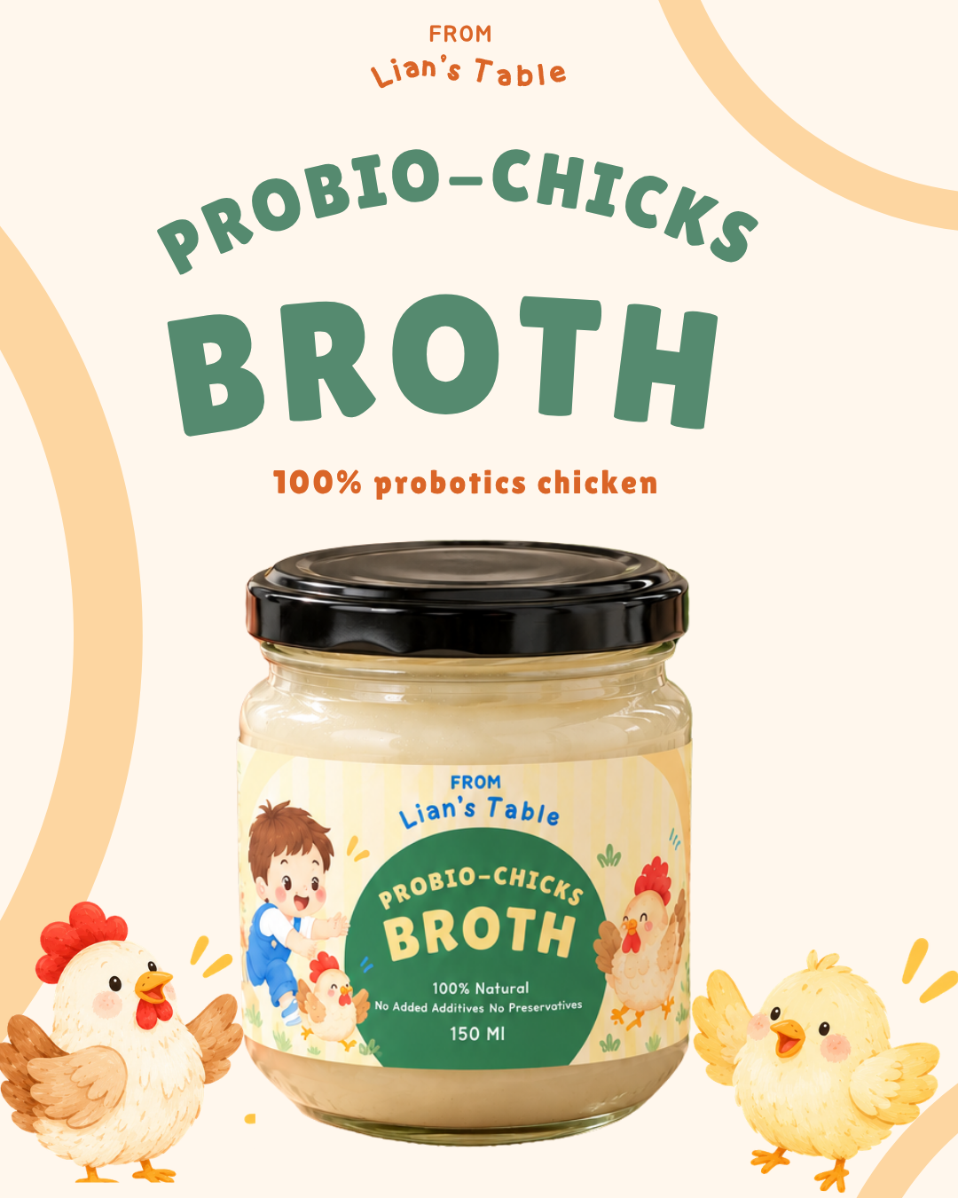Double DUO PROBIOCHICKS BROTH 