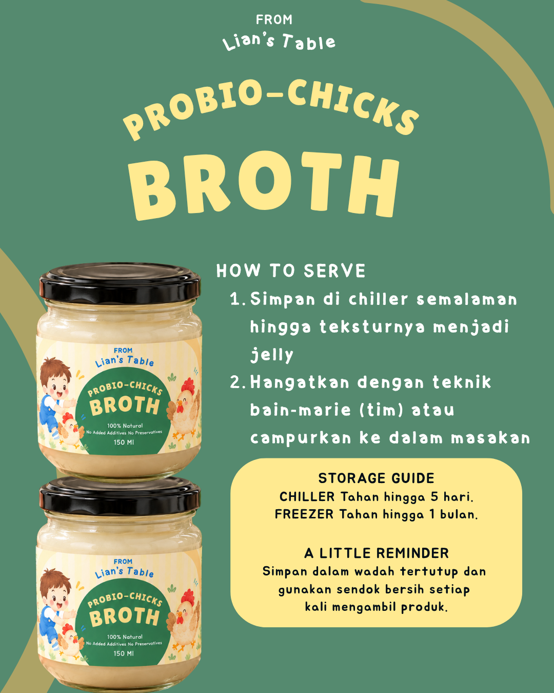 Double DUO PROBIOCHICKS BROTH 