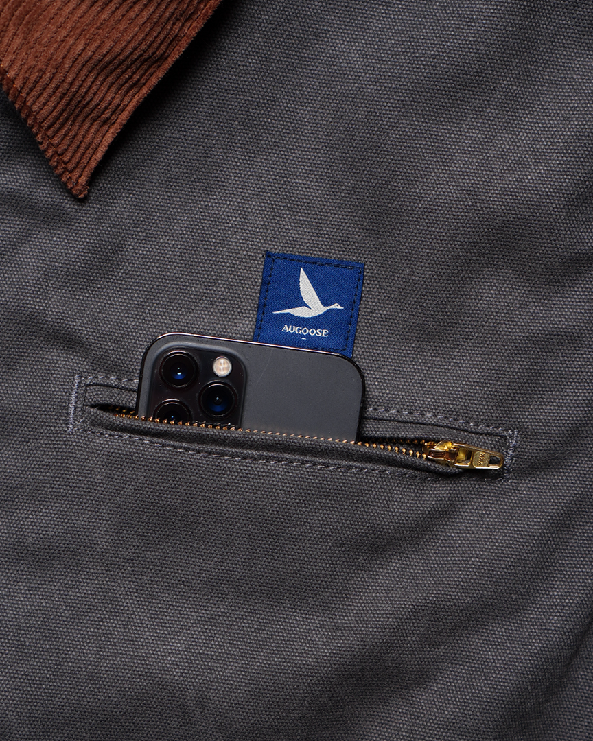 Augoose Active Jacket Ash Gray II - 15 Oz