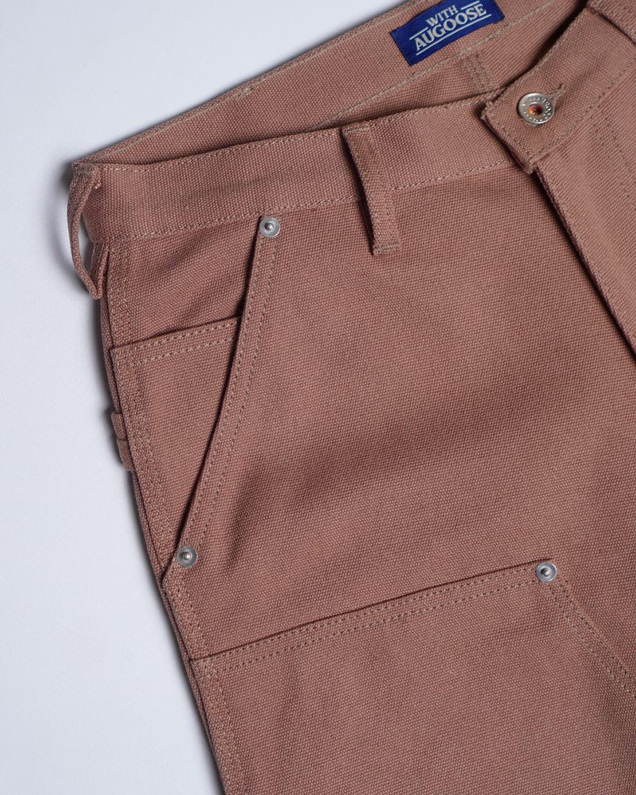 Augoose Double Knee Pants Dark Sandy - 17 Oz