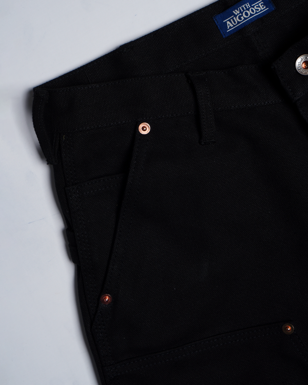 Augoose Double Knee Pants Graphite - 17 Oz