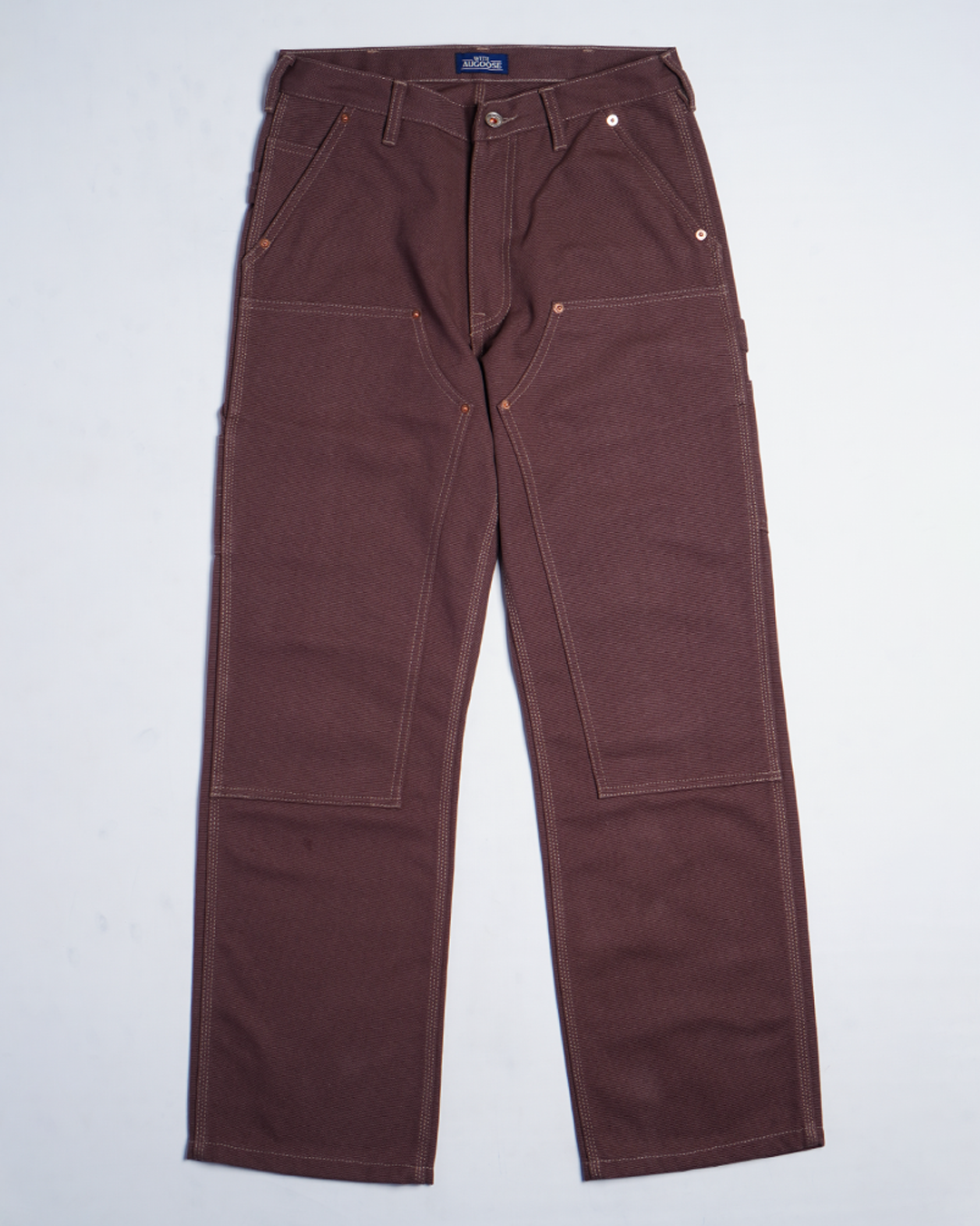 Augoose Double Knee Pants Molten Brown - 13 Oz