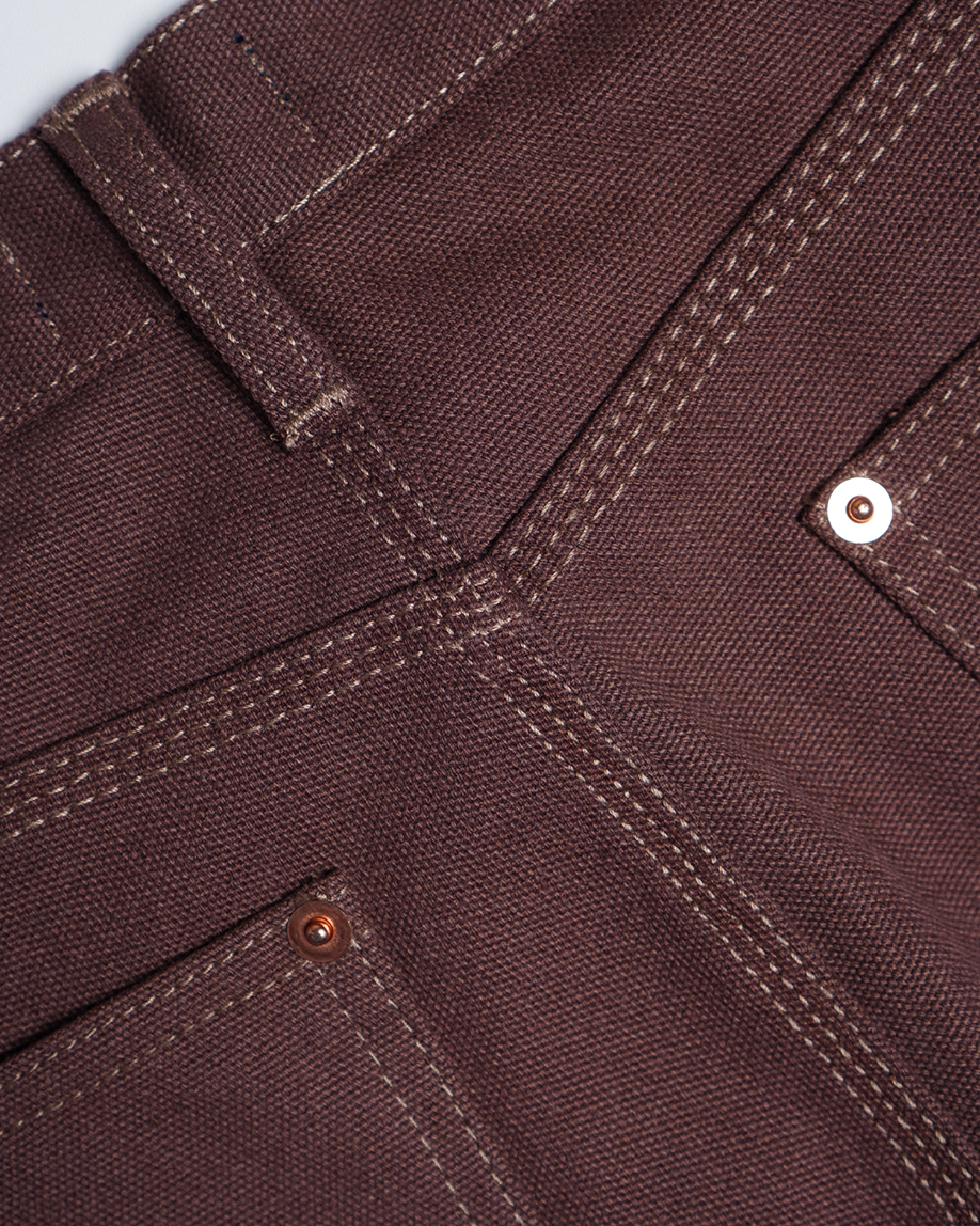 Augoose Double Knee Pants Molten Brown - 13 Oz