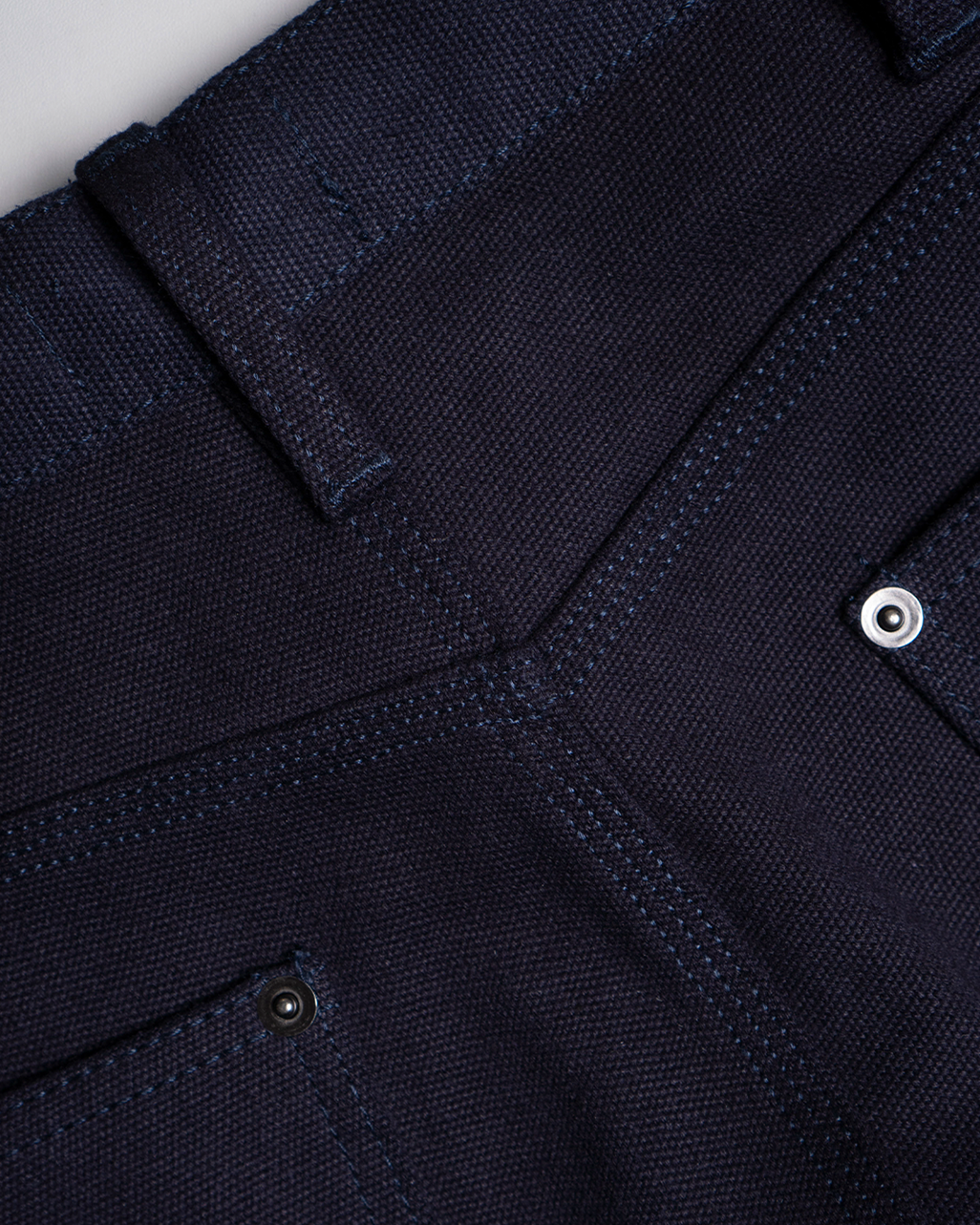 Augoose Double Knee Pants Navy - 17 Oz