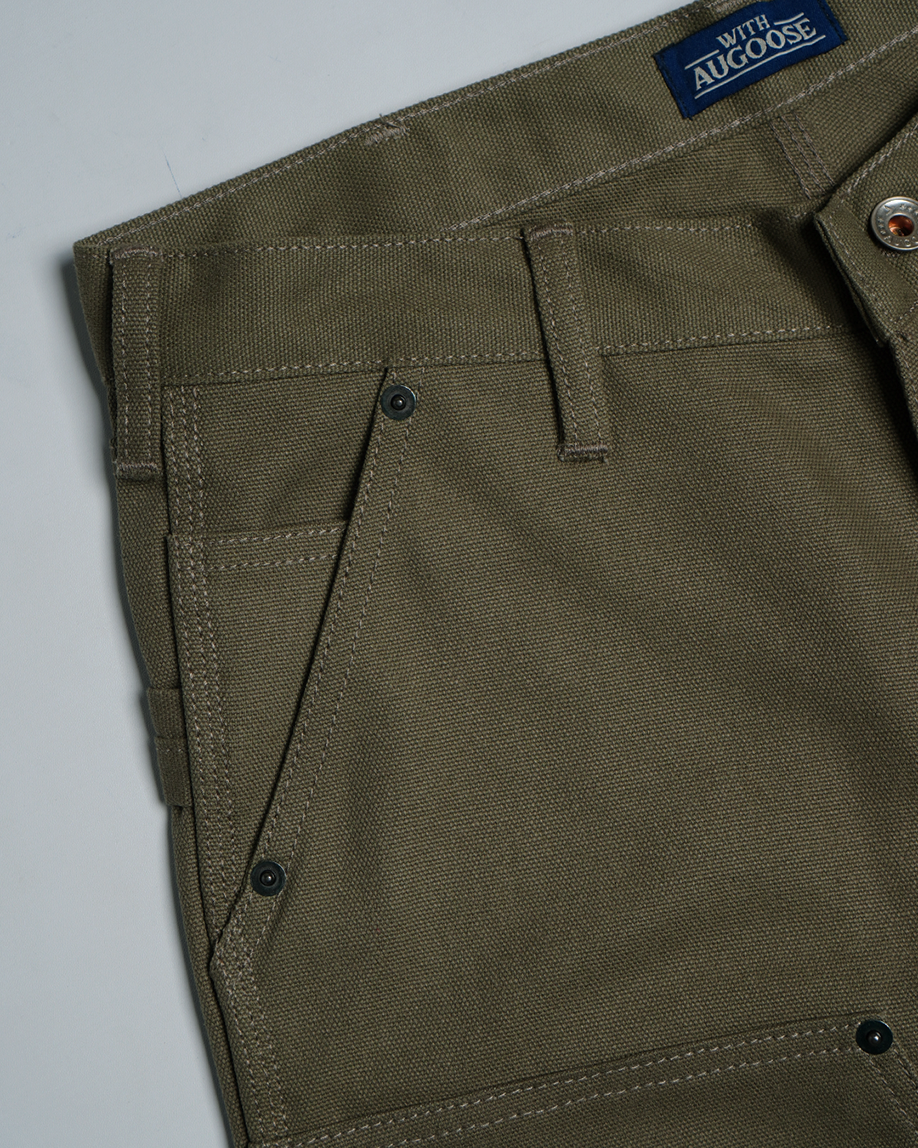 Augoose Shadow Sage Double Knee Pants - 13 Oz