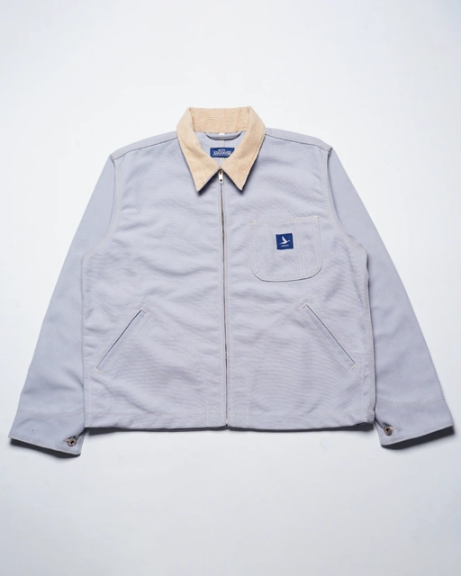 Augoose Glacier Blue Mechanic Work Jacket