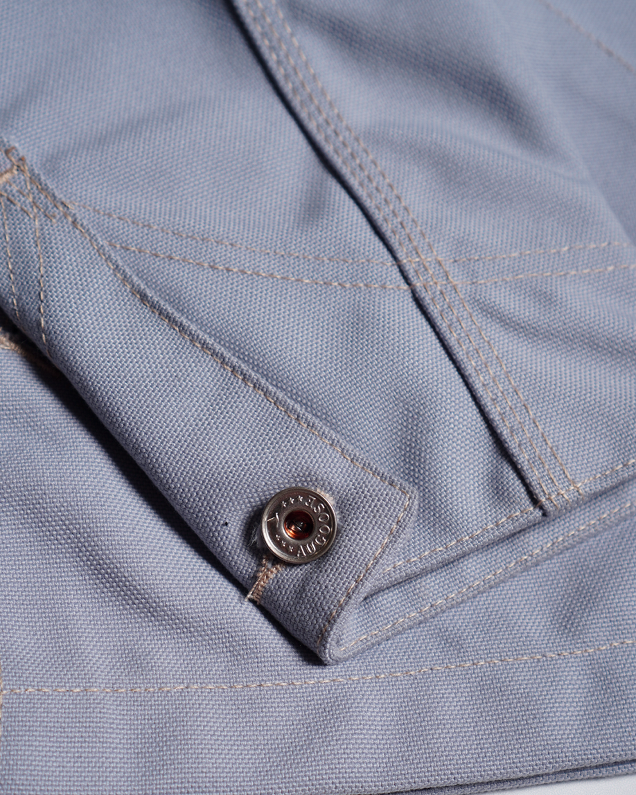 Augoose Glacier Blue Mechanic Work Jacket