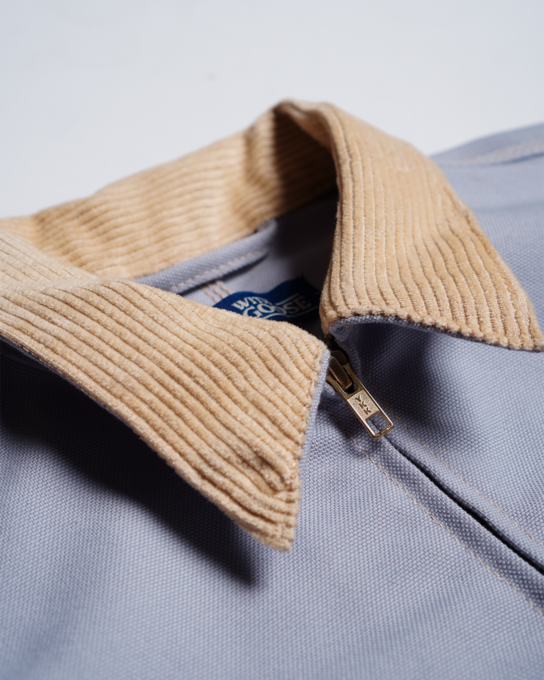 Augoose Glacier Blue Mechanic Work Jacket