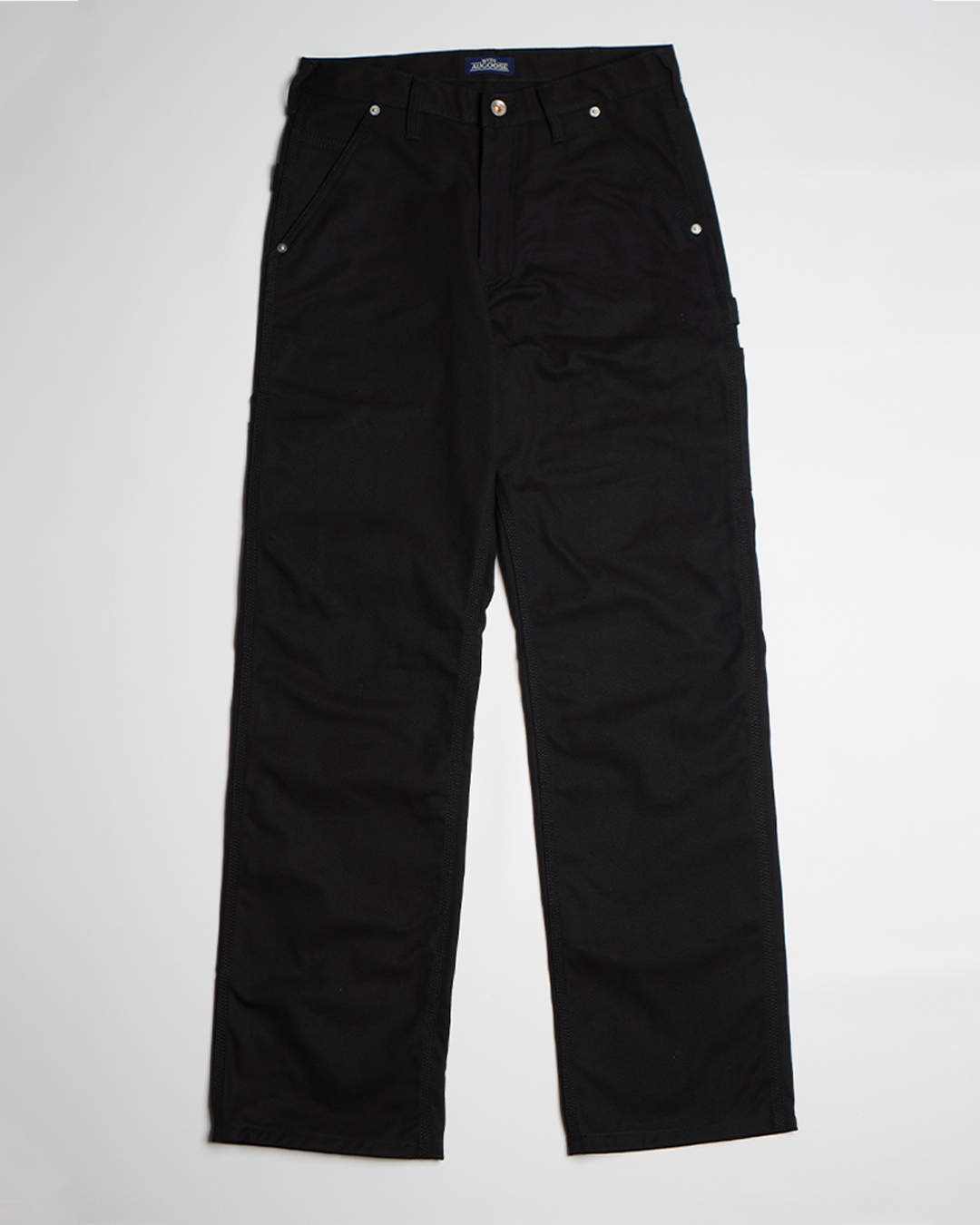 Augoose Gunmetal Carpenter Pants Black - 12 Oz