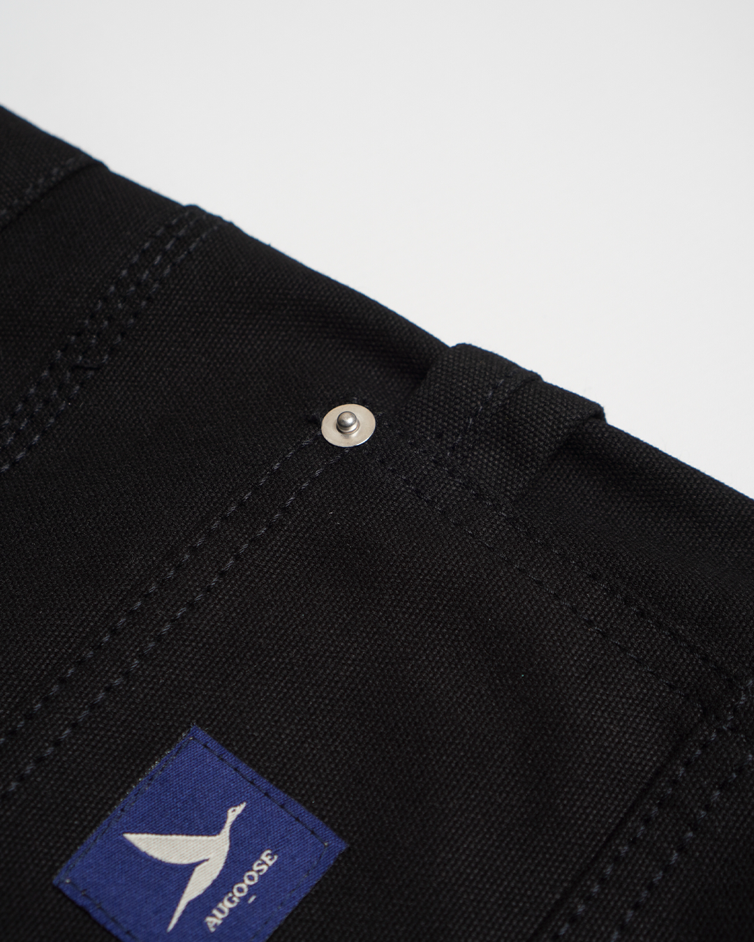 Augoose Gunmetal Carpenter Pants Black - 12 Oz