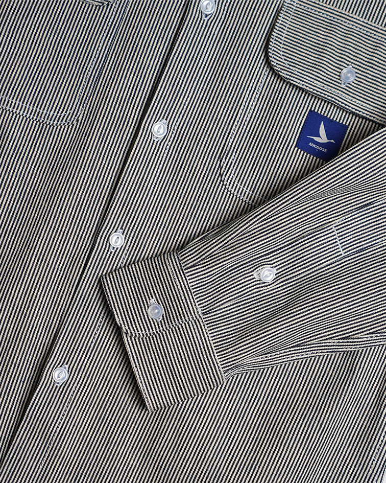 Augoose Hickory Stripe Workshirt
