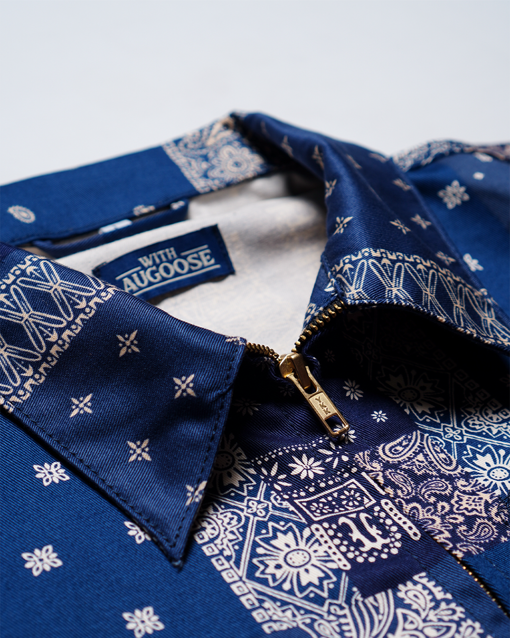 Augoose Navy Paisley General Jacket