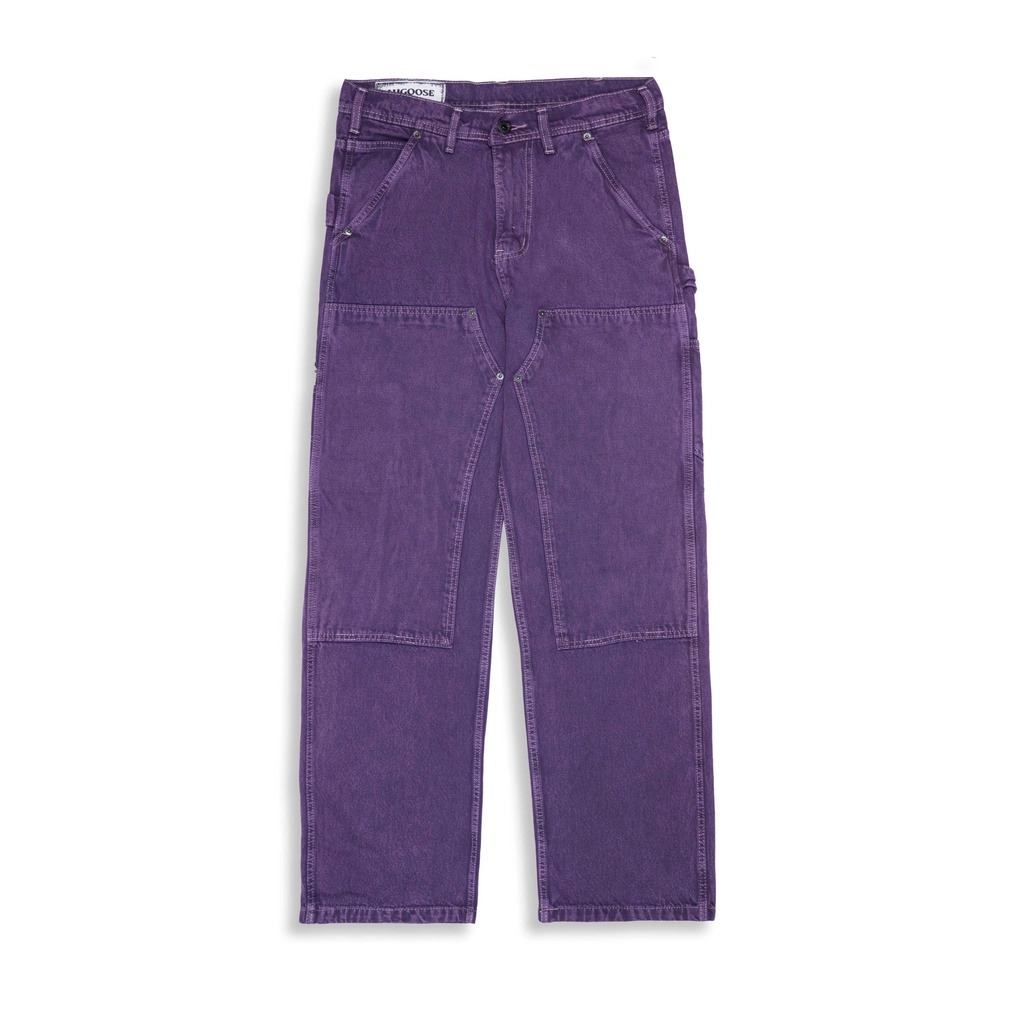 Augoose Double Knee Pants Deep Purple