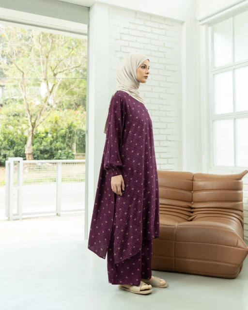Image of INAAYA PURPLE - ZETA SET (ZIPPER)