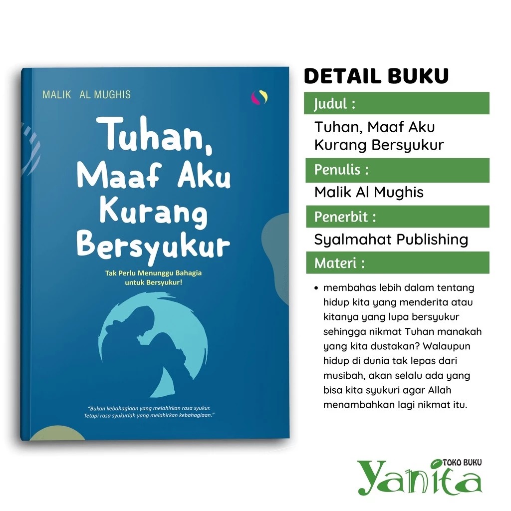 Buku Islami Motivasi Islam Tuhan Maaf Aku Kurang Bersyukur