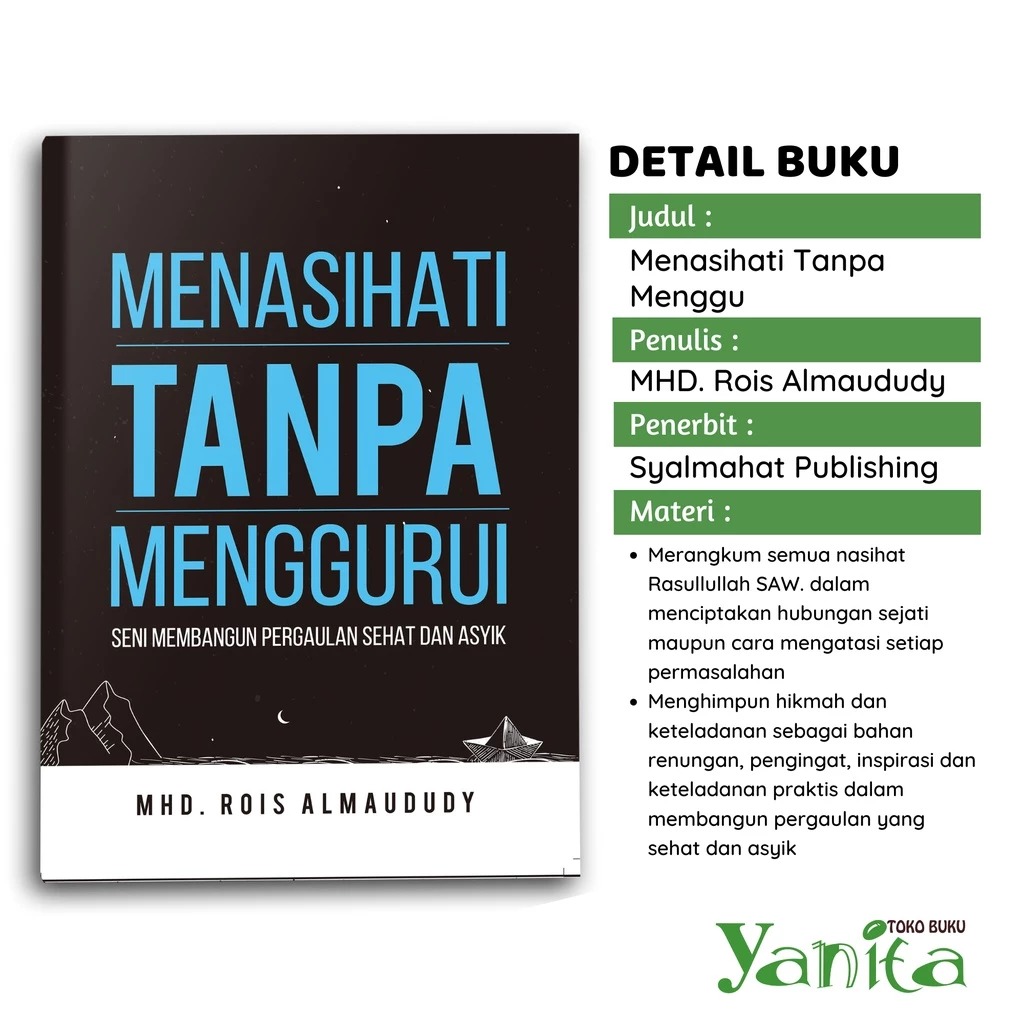 Syalmahat Publishing Buku Motivasi Islam Menasehati Tanpa Menggurui