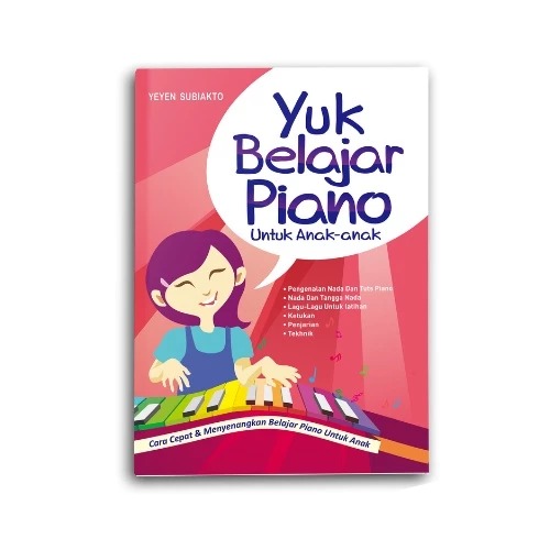 Yanita Buku Yuk Belajar Piano Untuk Anak