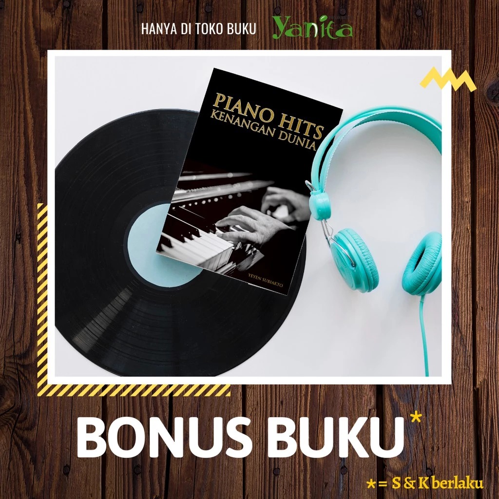 Yanita Buku Musik & Lagu Piano Hits Kenangan Dunia