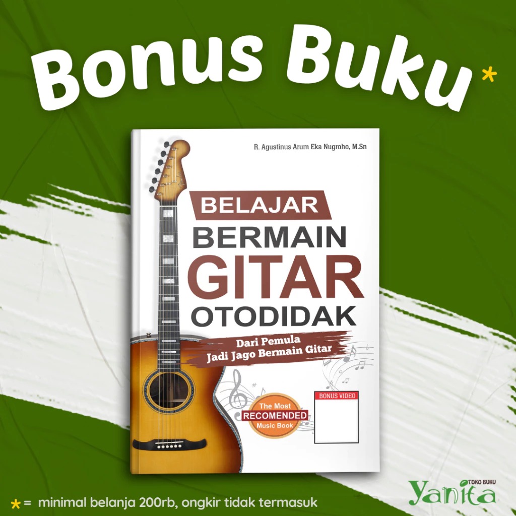 Yanita Buku Musik Belajar Bermain Gitar Otodidak